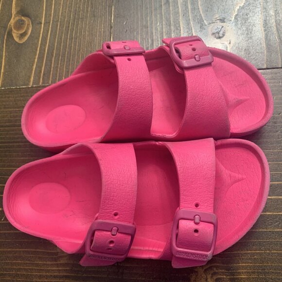 Birkenstock EVA Arizona Essentials Sandal Pink Child Size 12 Water Friendly - Picture 4 of 6